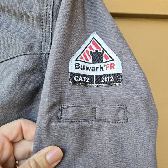 Bulwark FR iQ Series Westex G2 Womens Button Long Sleeve Shirt XL - Picture 6 of 8